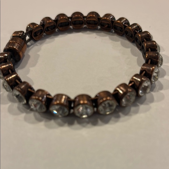 Classic Brown and Crystal embellishments Bracelet - Picture 1 of 3